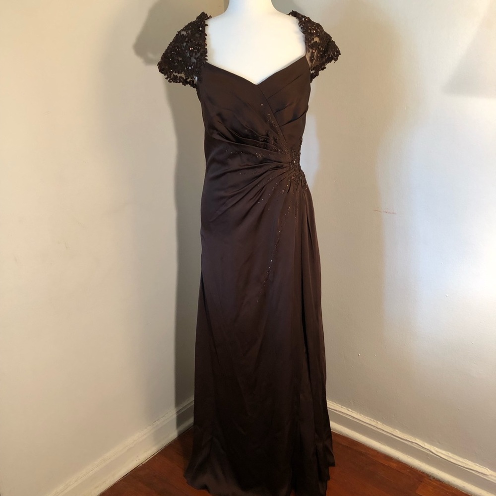 Jade Couture size 14 gown.